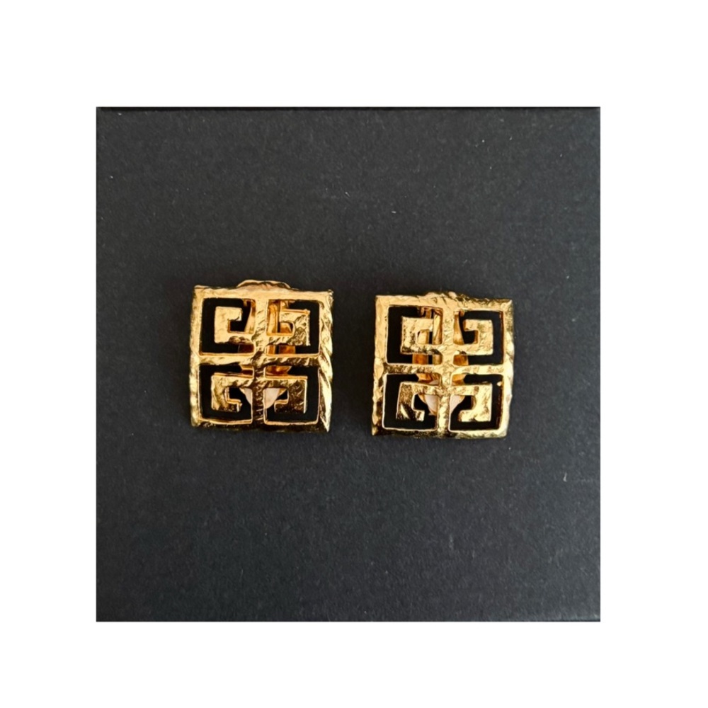 Givenchy Gold tone Geometric Earrings